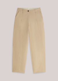 Cocoon-fit Cotton-bBend Trousers