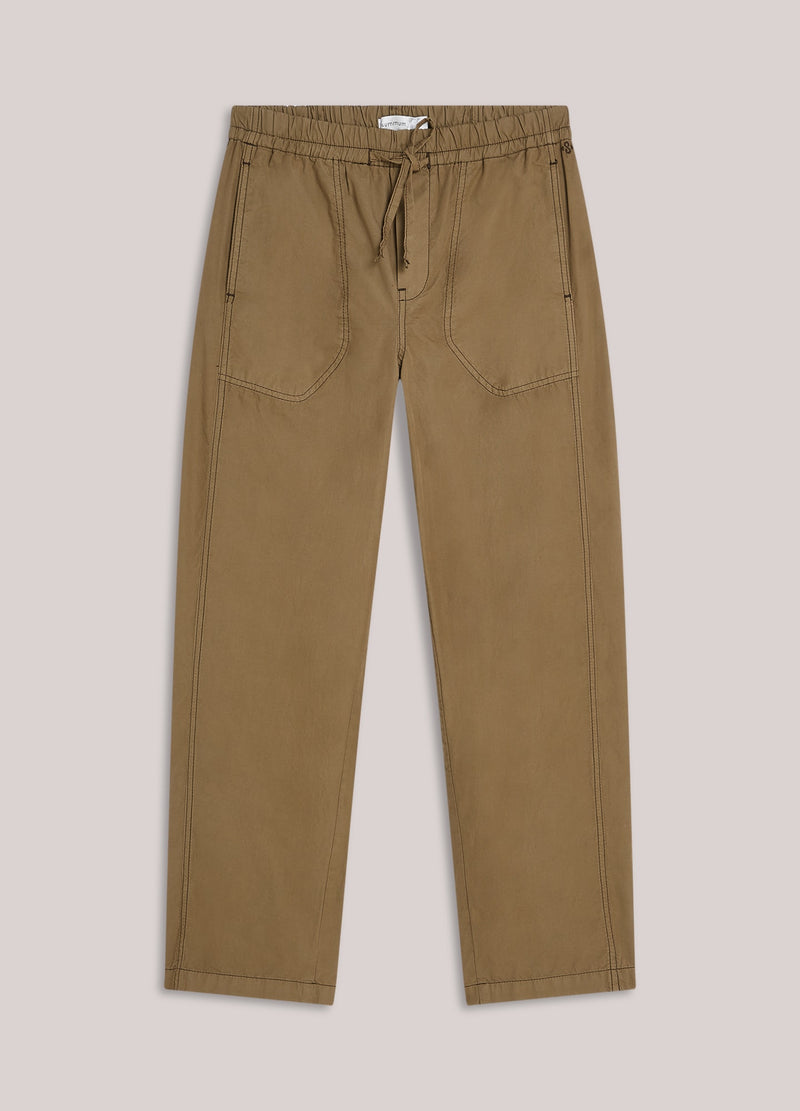 Barrel-fit Trousers in Breezy Cotton