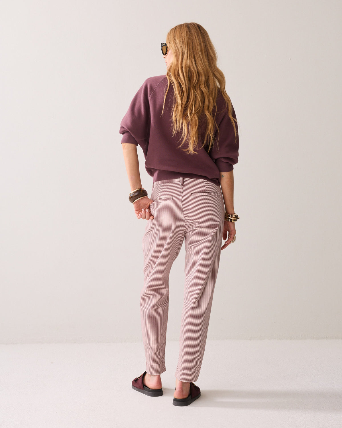 Striped Chinos