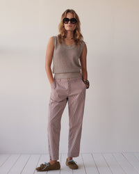 Striped Chinos