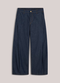 Balloon Shape Leg Jeans Light Weight Cotton