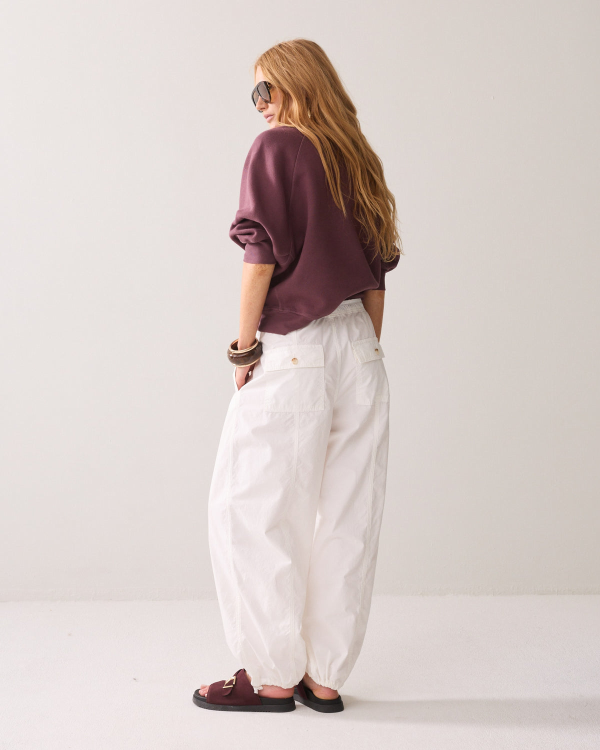 Harem Trousers in Breezy Cotton