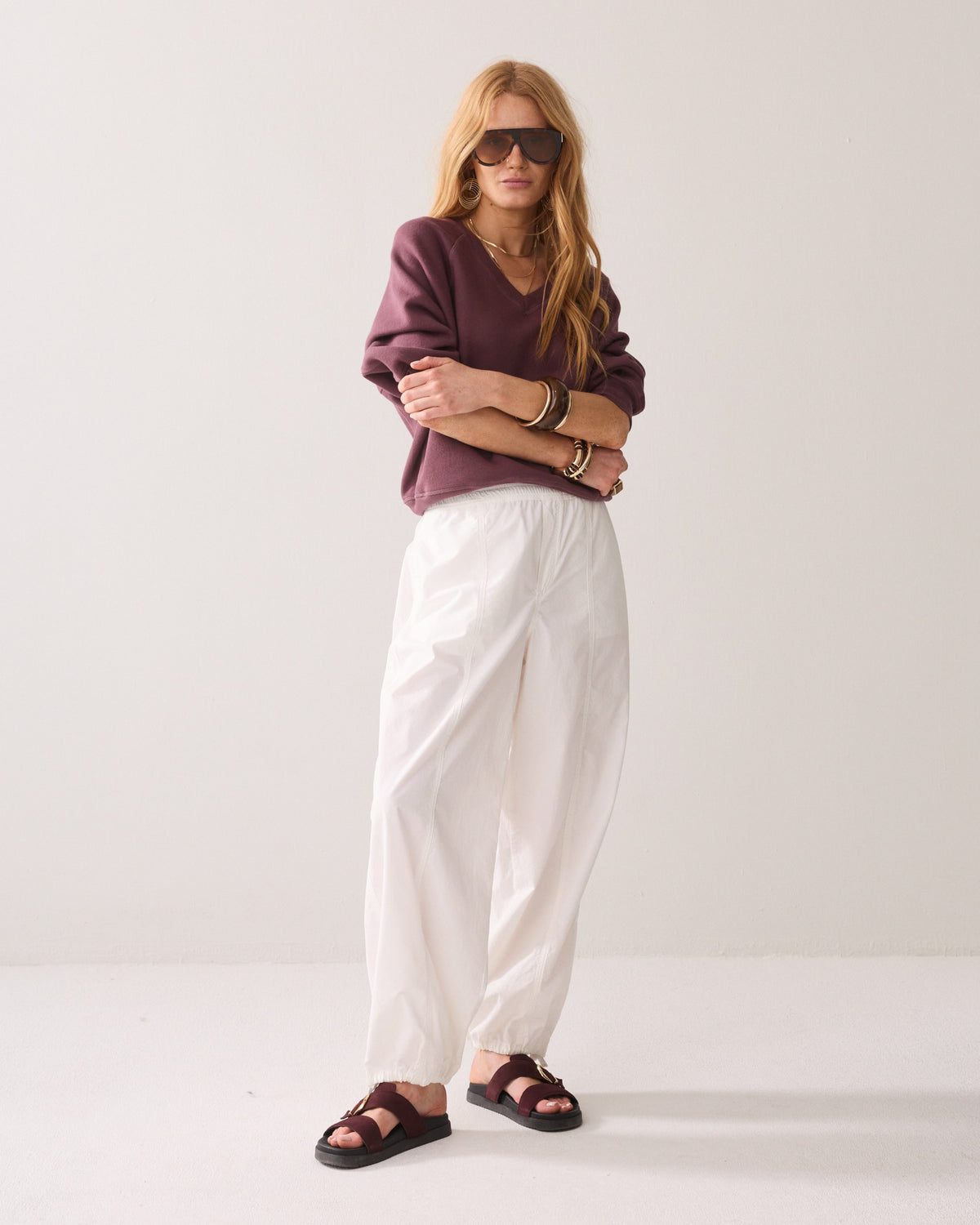 Harem Trousers in Breezy Cotton