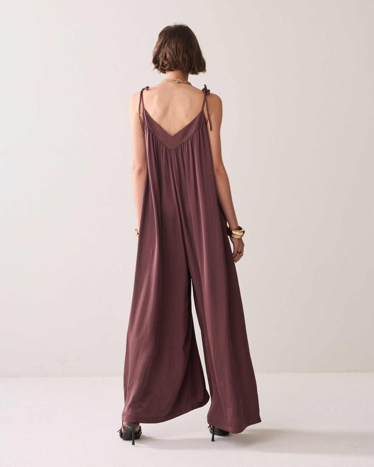 Silky-touch Jumpsuit