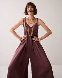 Silky-touch Jumpsuit