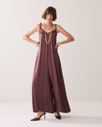 Silky-touch Jumpsuit