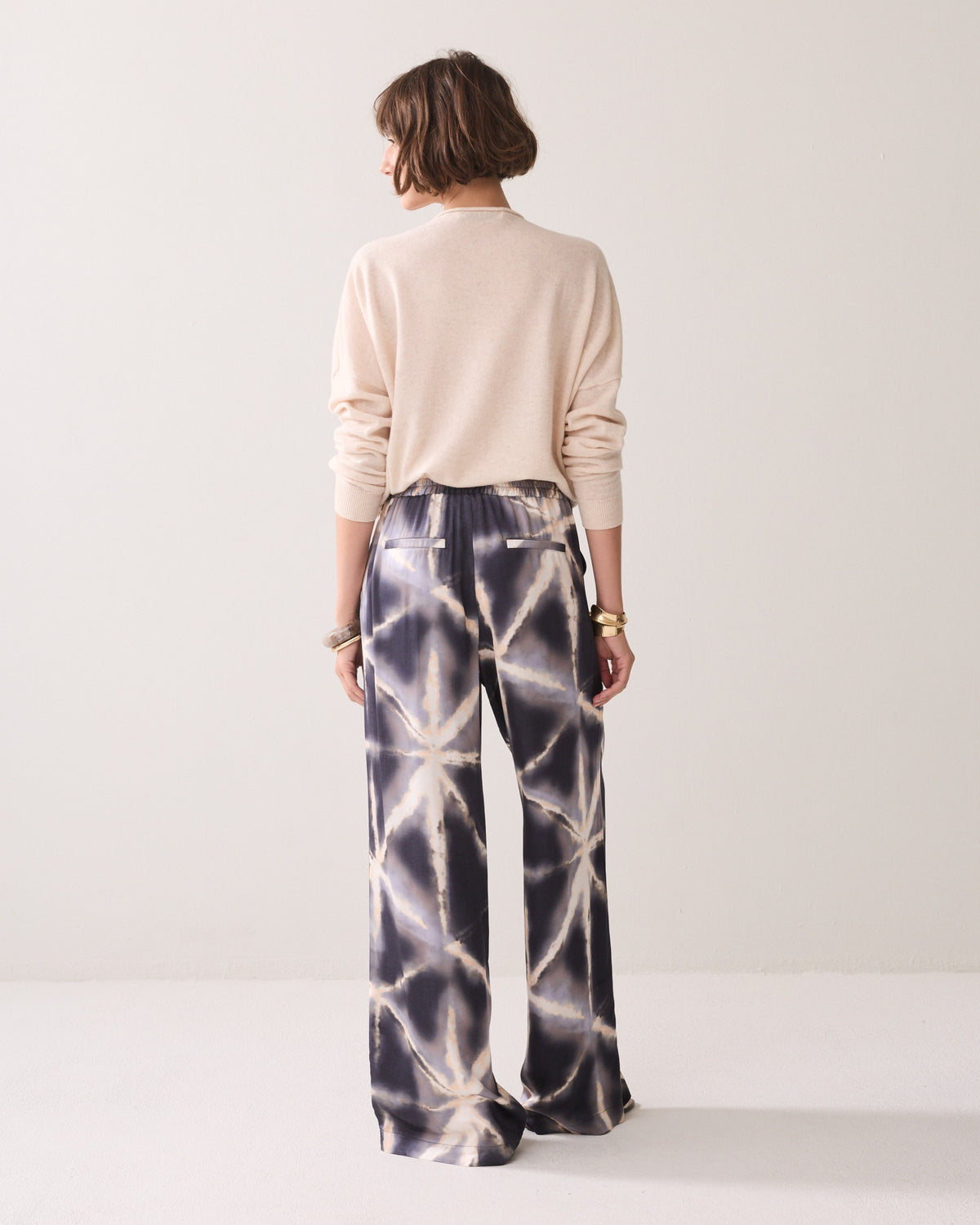 Trousers Tie Dye Viscose
