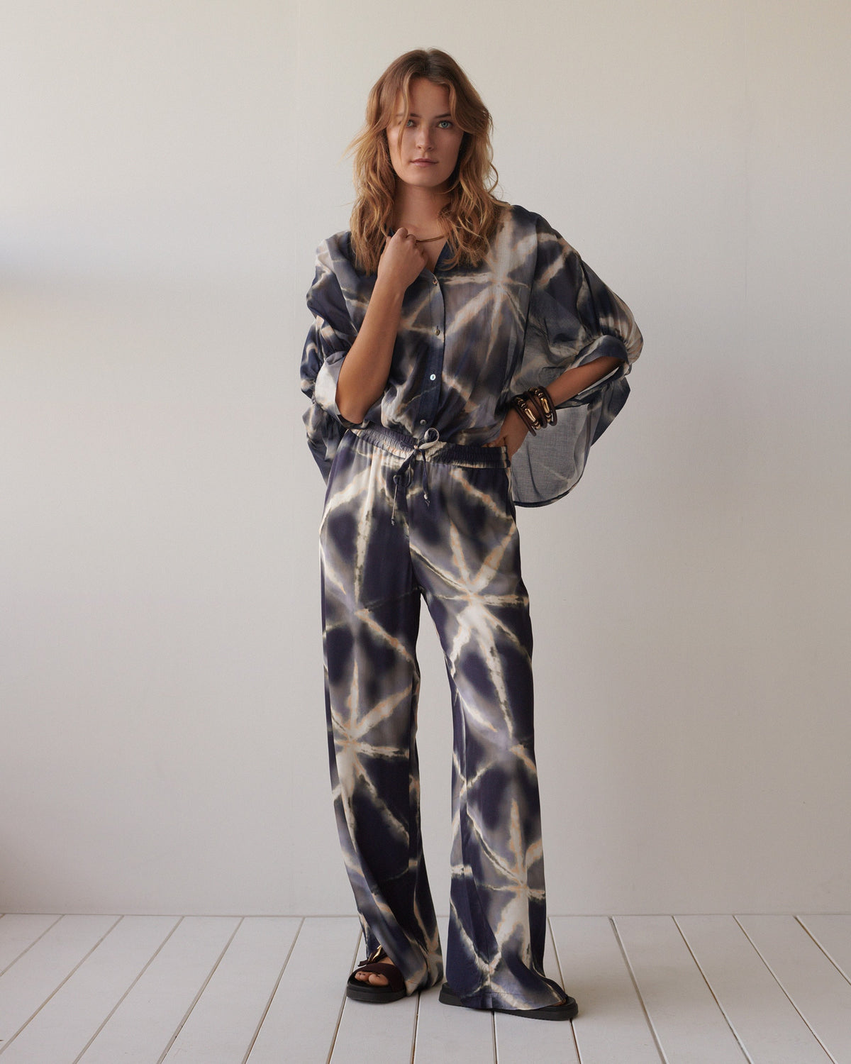 Trousers Tie Dye Viscose
