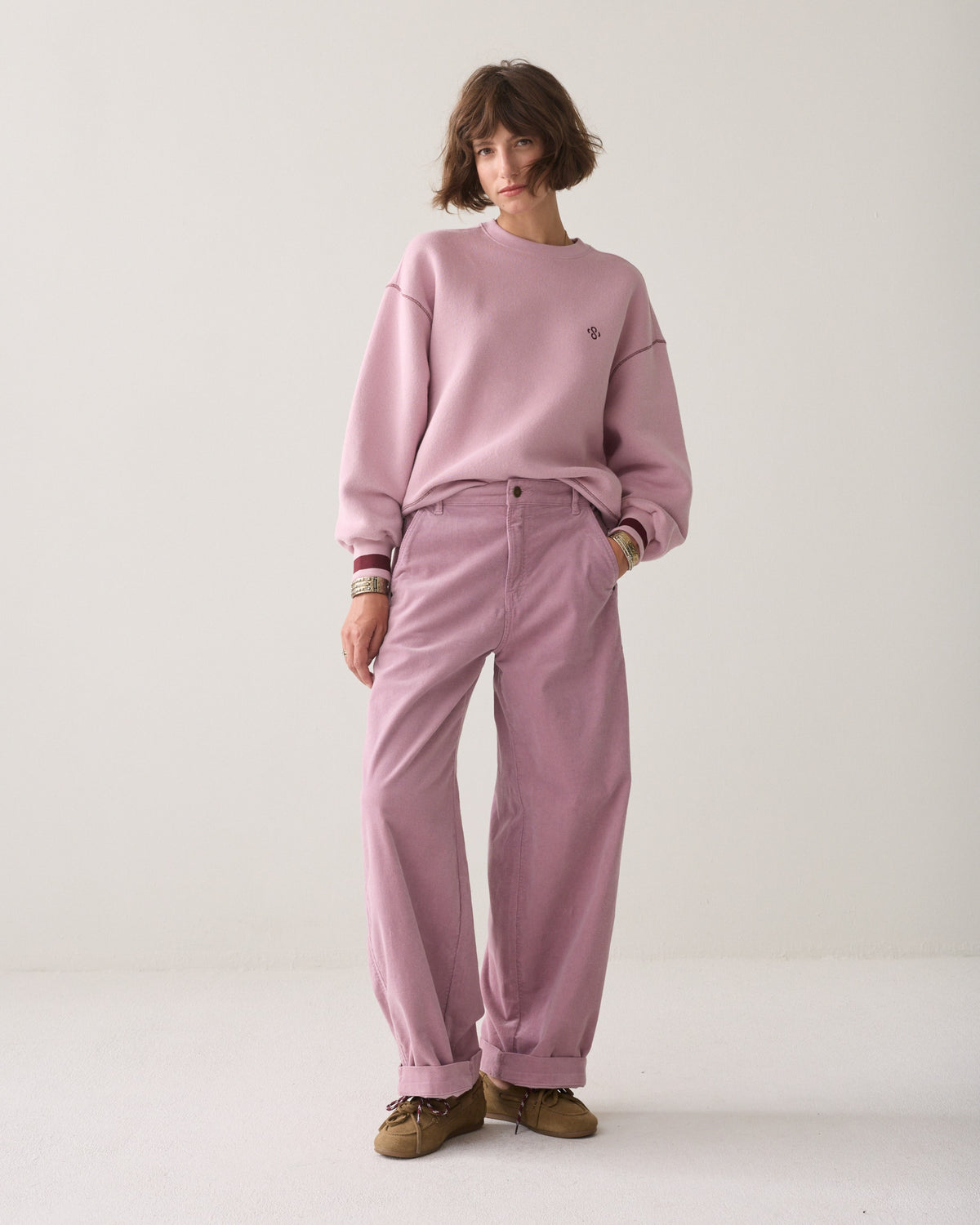 Barrel Pant Light Babycord
