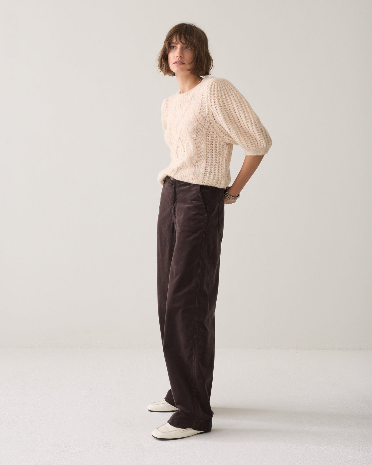 Barrel Pant Light Babycord
