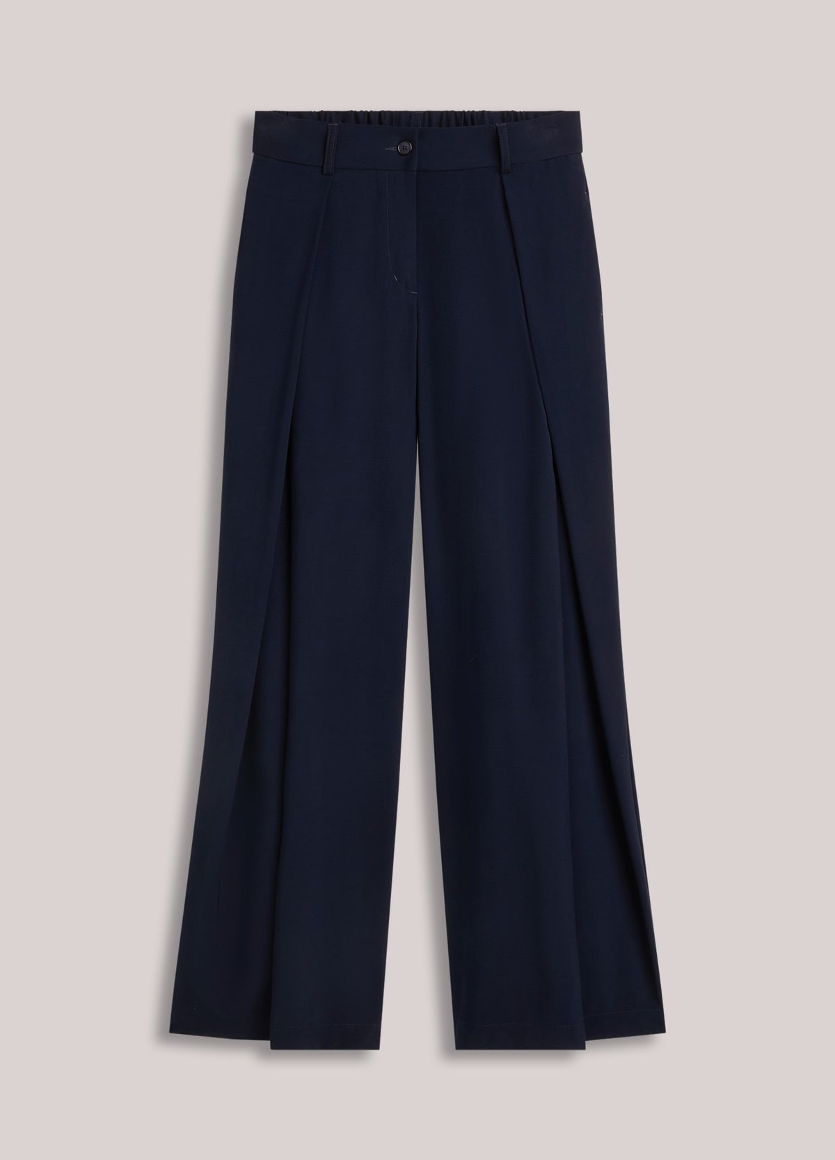 Trousers Viscose Twill - Midnight blue