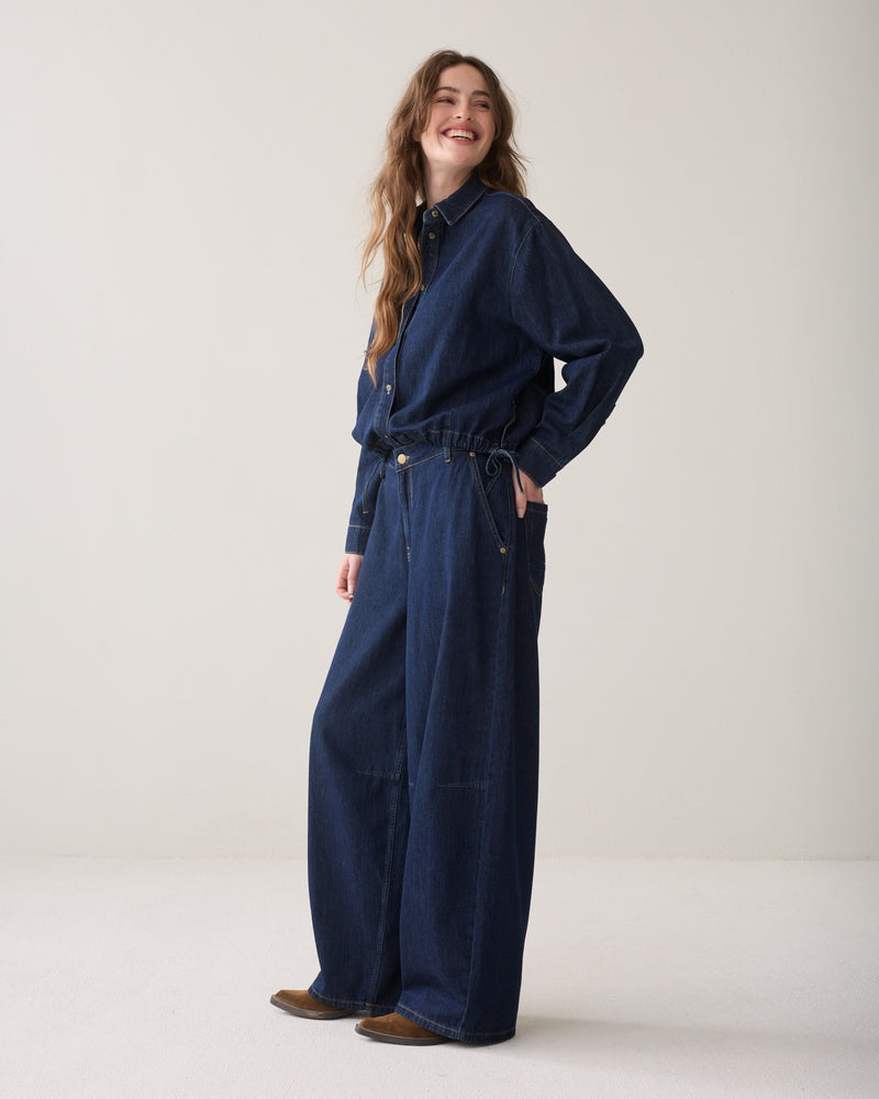 Summum Balloon shape leg Light Cotton twill