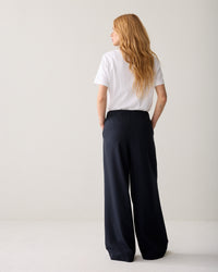 Trousers Pinstripe Small - Midnight blue