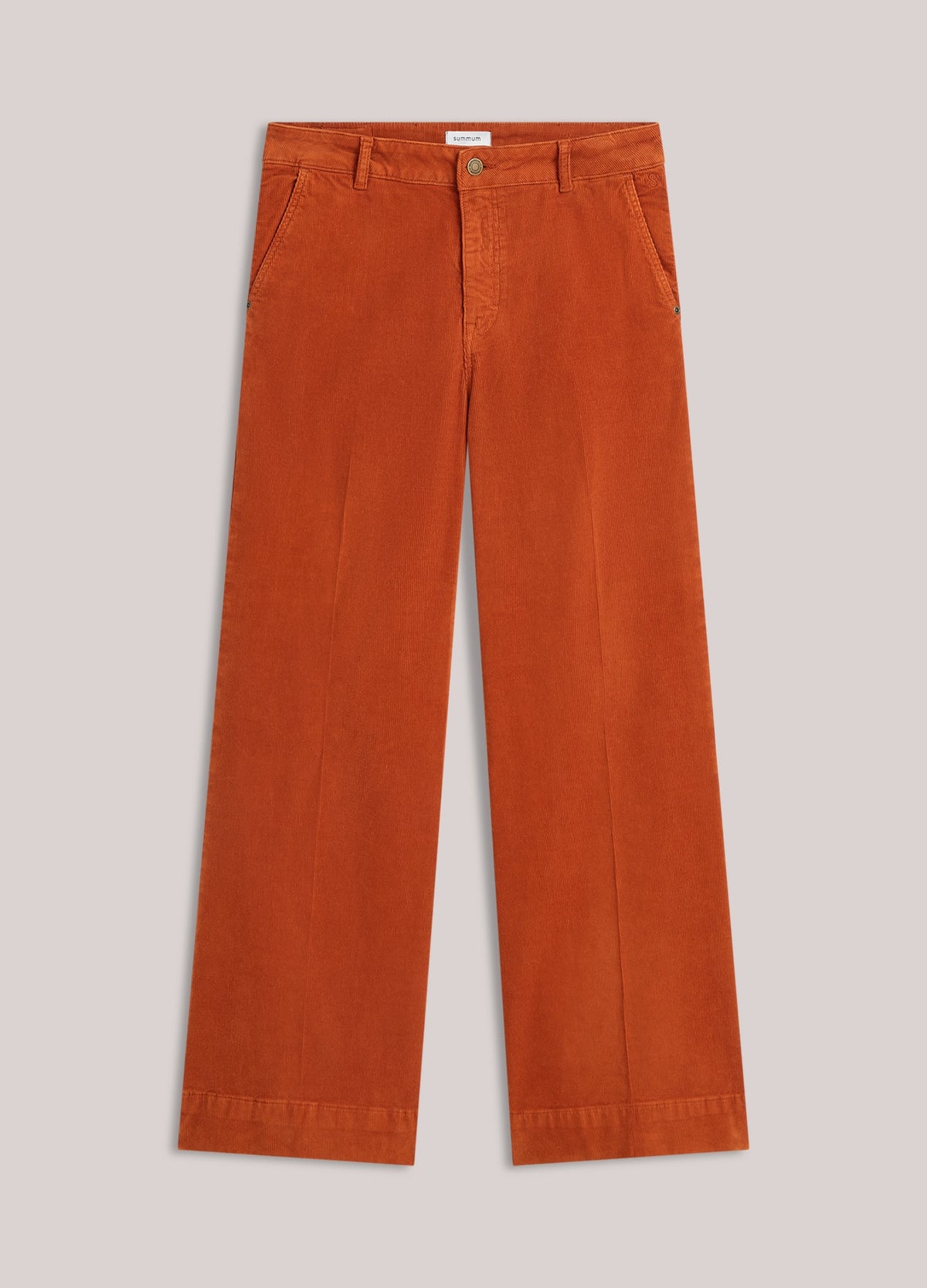 Flare Pant Light Babycord - Goji berry
