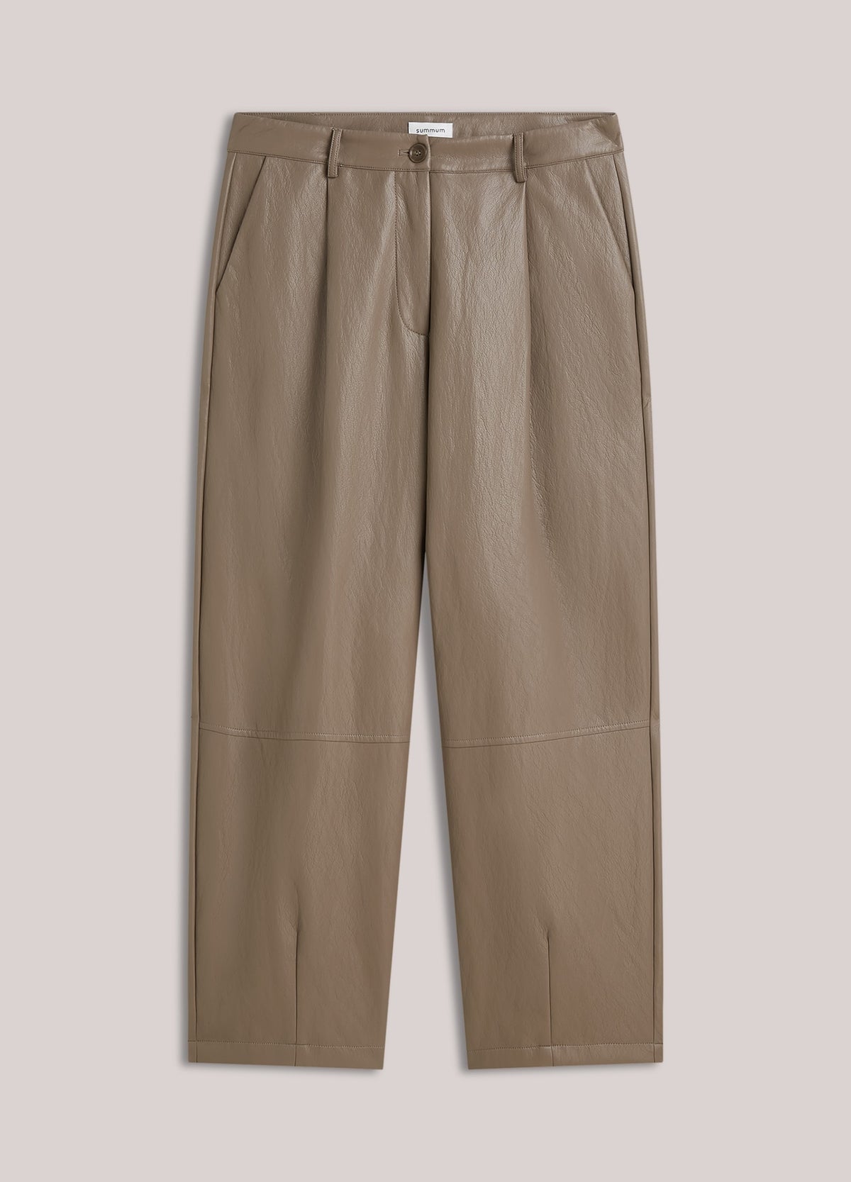 Balloon Trouser Soft Faux Leather