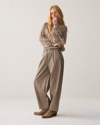 Balloon Trouser Soft Faux Leather