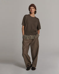 Balloon Trouser Soft Faux Leather
