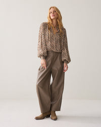 Balloon Trouser Soft Faux Leather