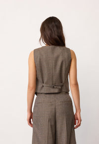 Co'Couture VeyaCC Check Wrap Vest