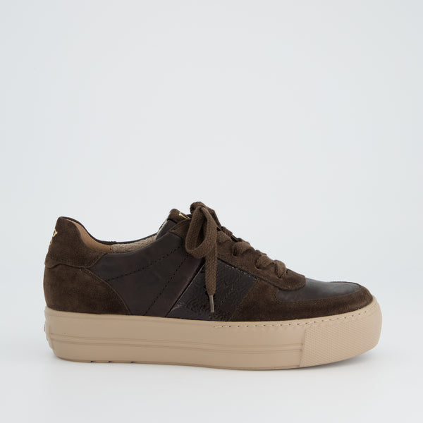 Suede Sneaker with Velvet Stripe