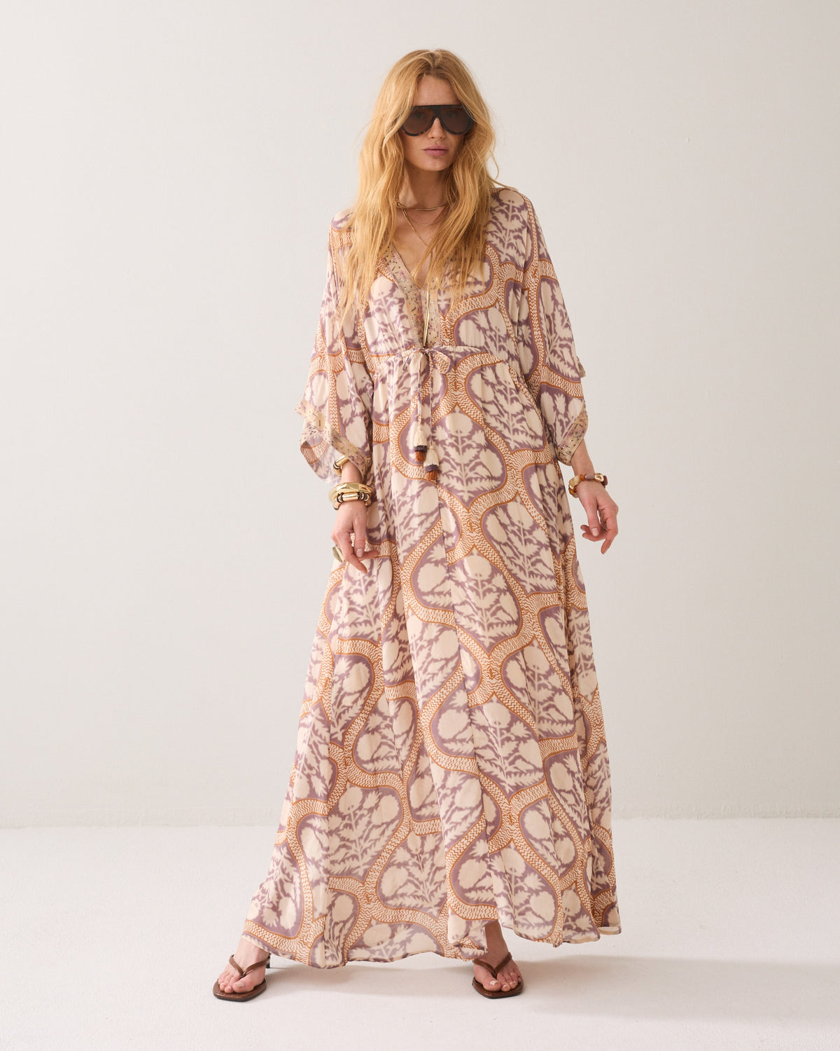 Long Art Deco Dress
