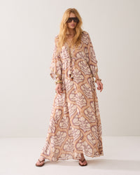 Long Art Deco Dress