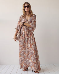 Long Art Deco Dress