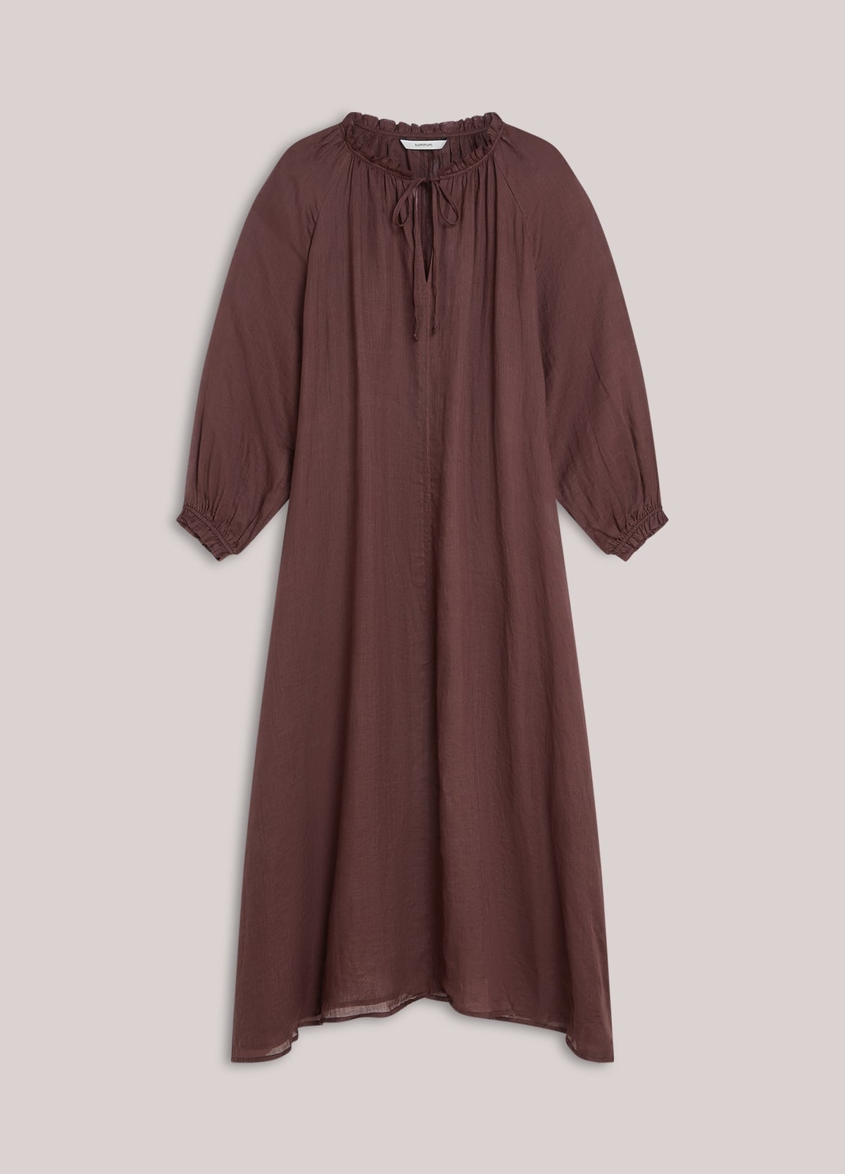 Ankle-length Ramie Dress