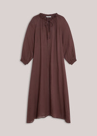 Ankle-length Ramie Dress