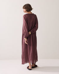 Ankle-length Ramie Dress