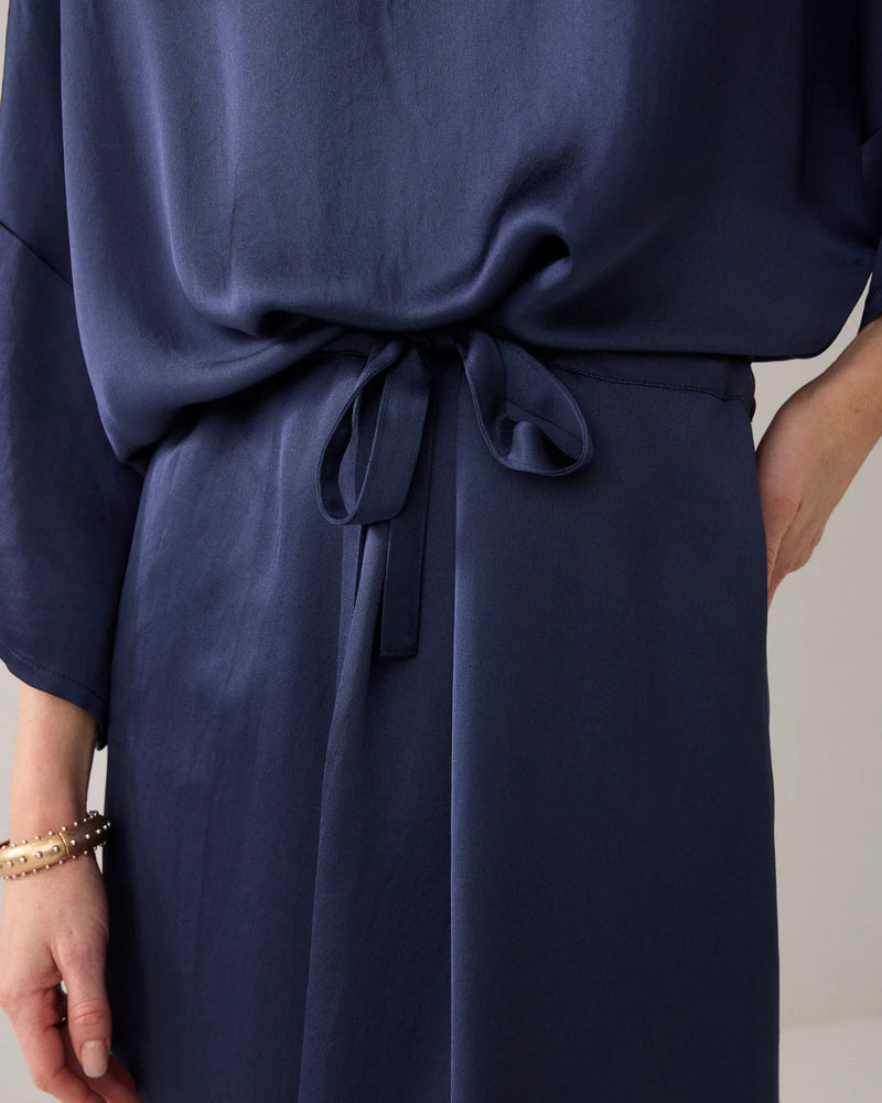 Midi Dress in Silky Fabric