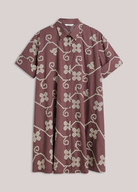 A-line Dress with Embroidery