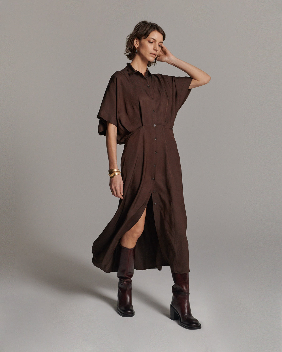 Dress button Down Light Twill