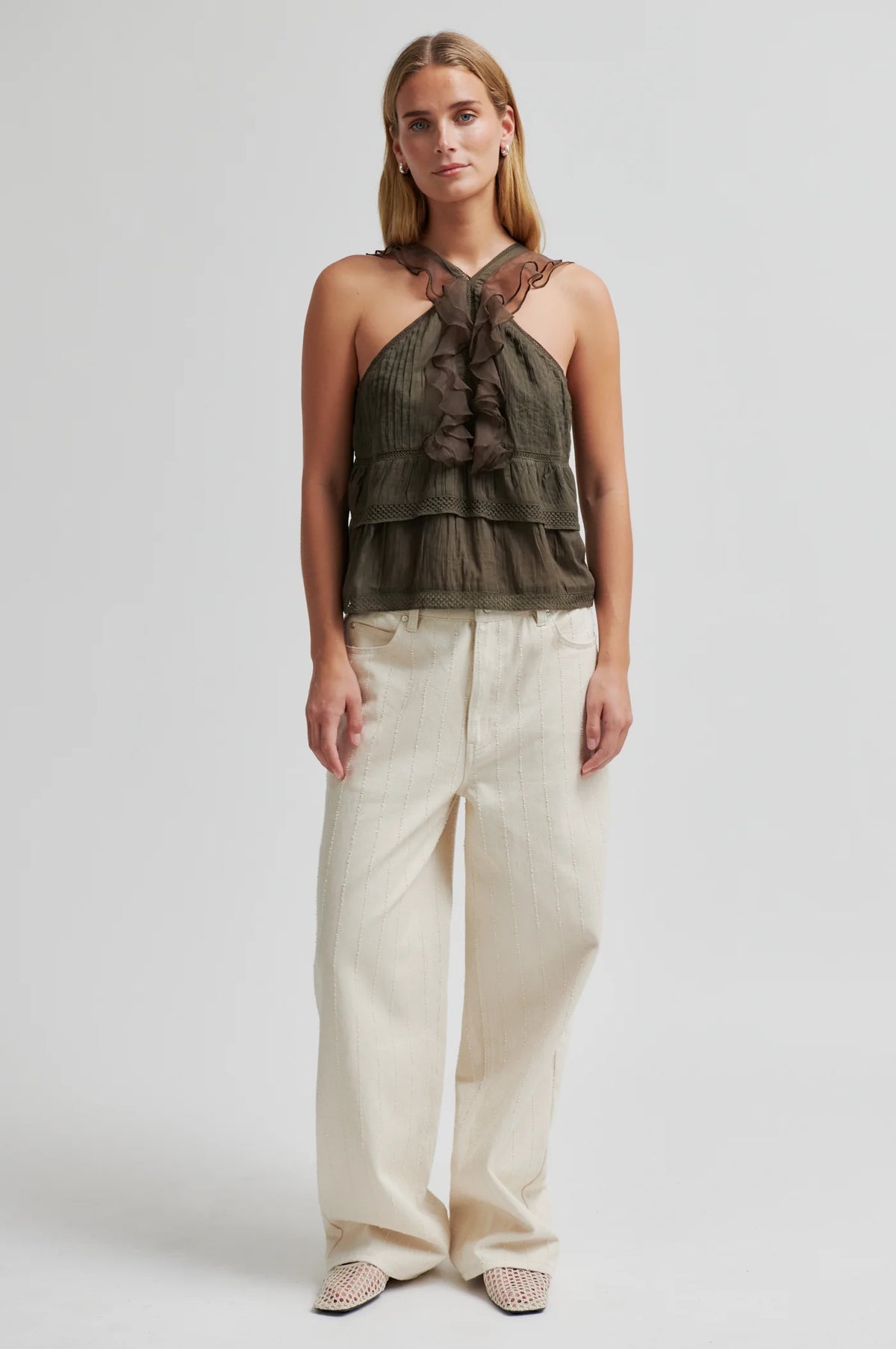 Kristel Frill Strap Top