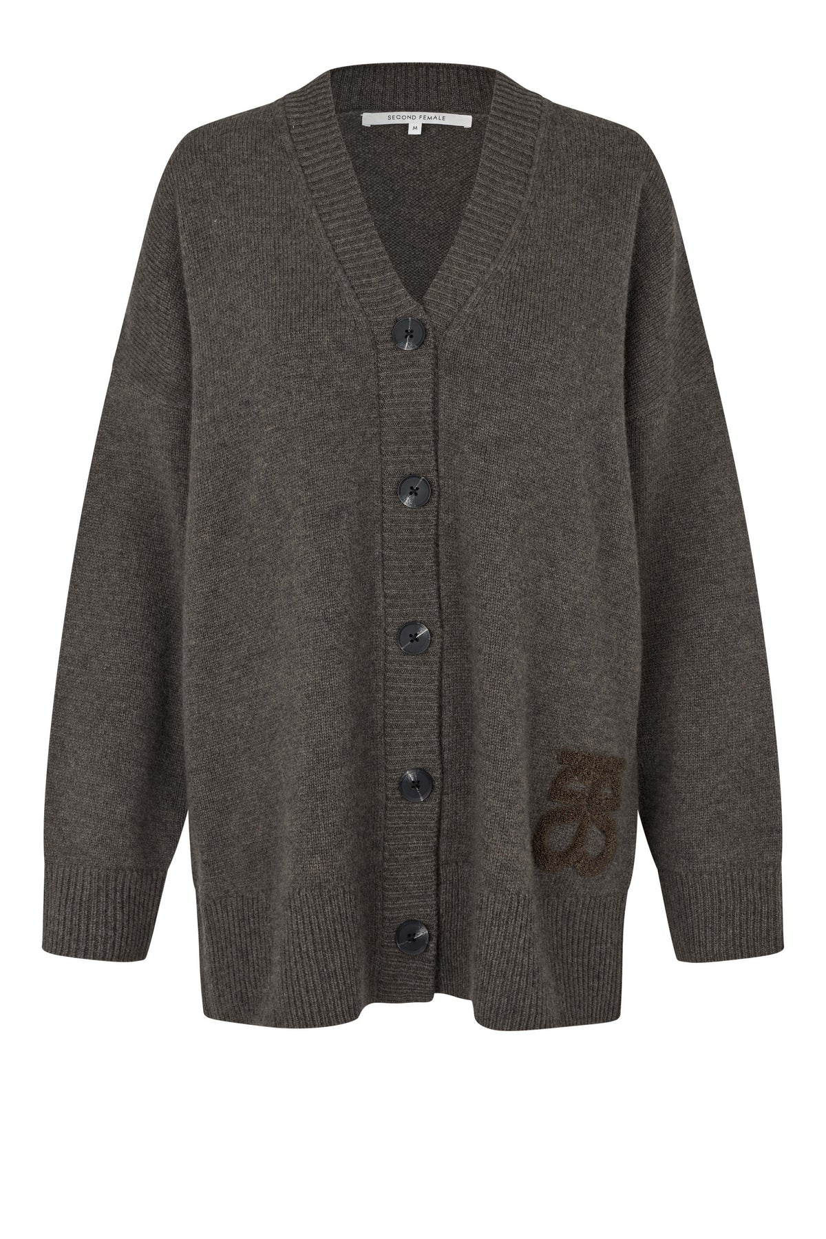 Alpha Knit Monogram Cardigan