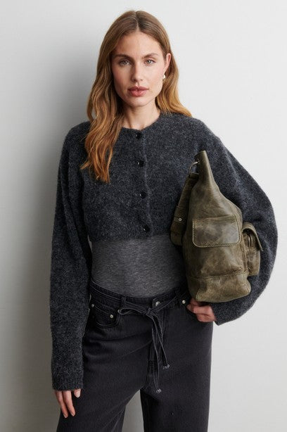Varano Knit Bolero - Dark Grey Mela