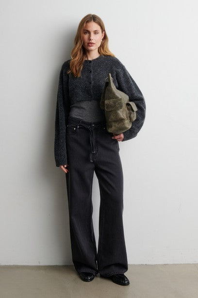 Varano Knit Bolero - Dark Grey Mela