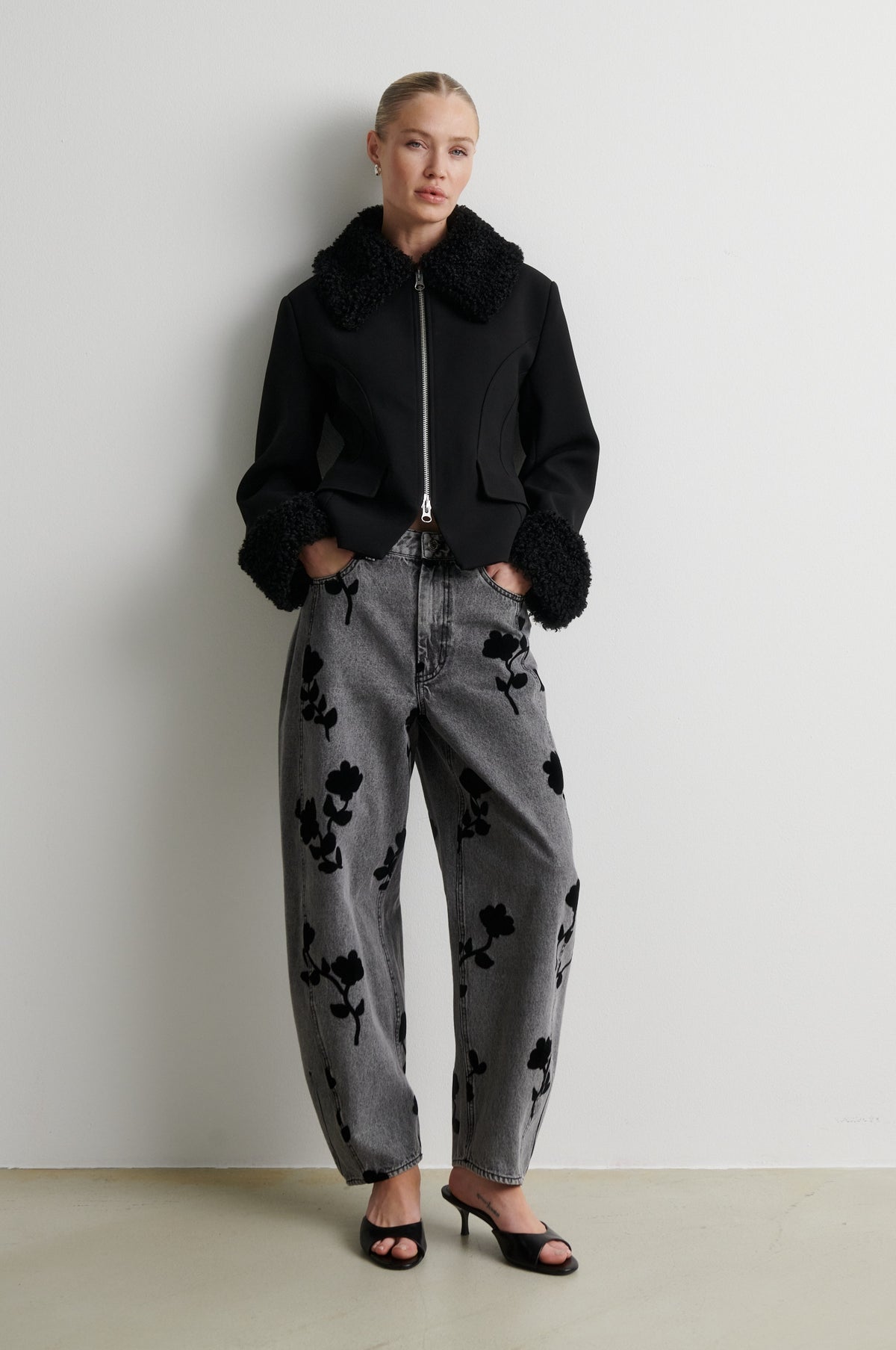 Lawrissa Denim Barrel Jeans -