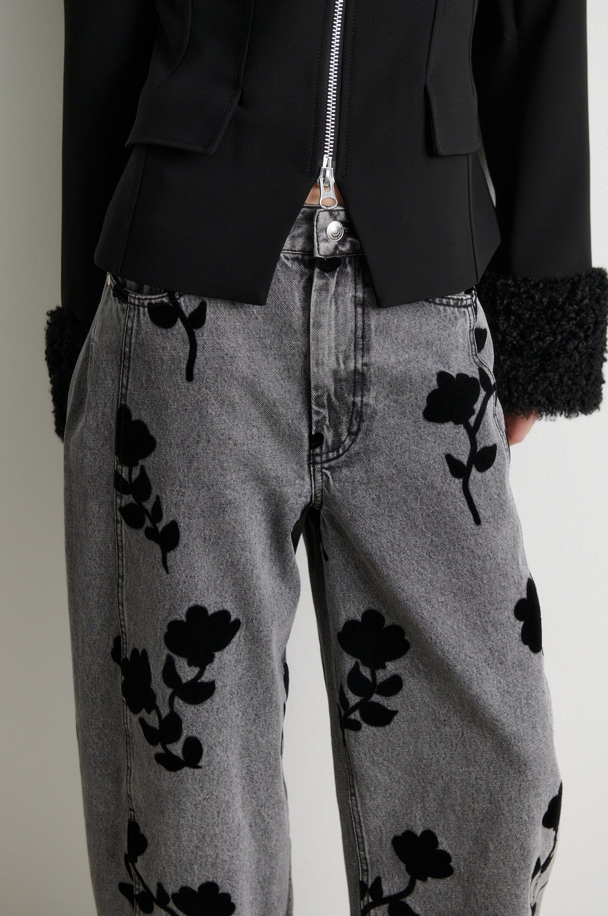 Lawrissa Denim Barrel Jeans -