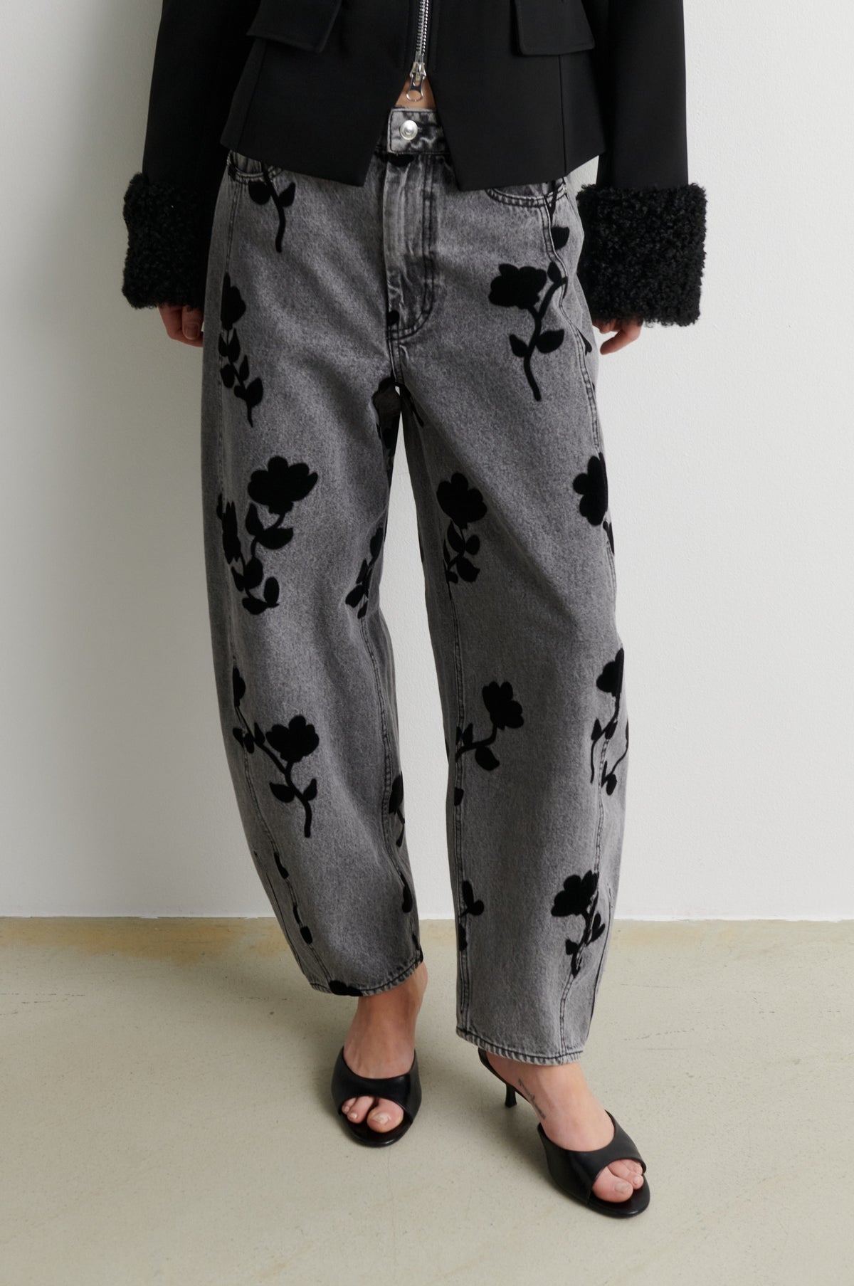 Lawrissa Denim Barrel Jeans -