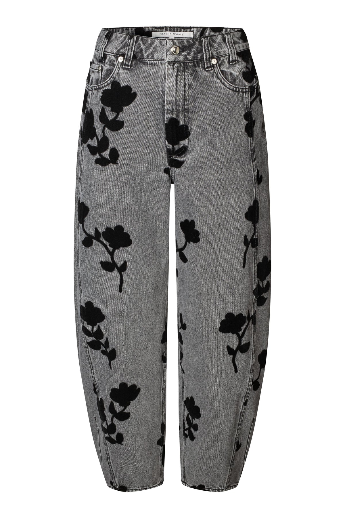 Lawrissa Denim Barrel Jeans -