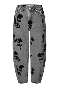 Lawrissa Denim Barrel Jeans -