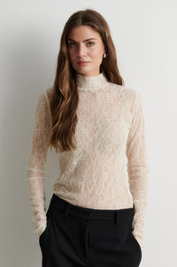 Luria LS Lace Tee