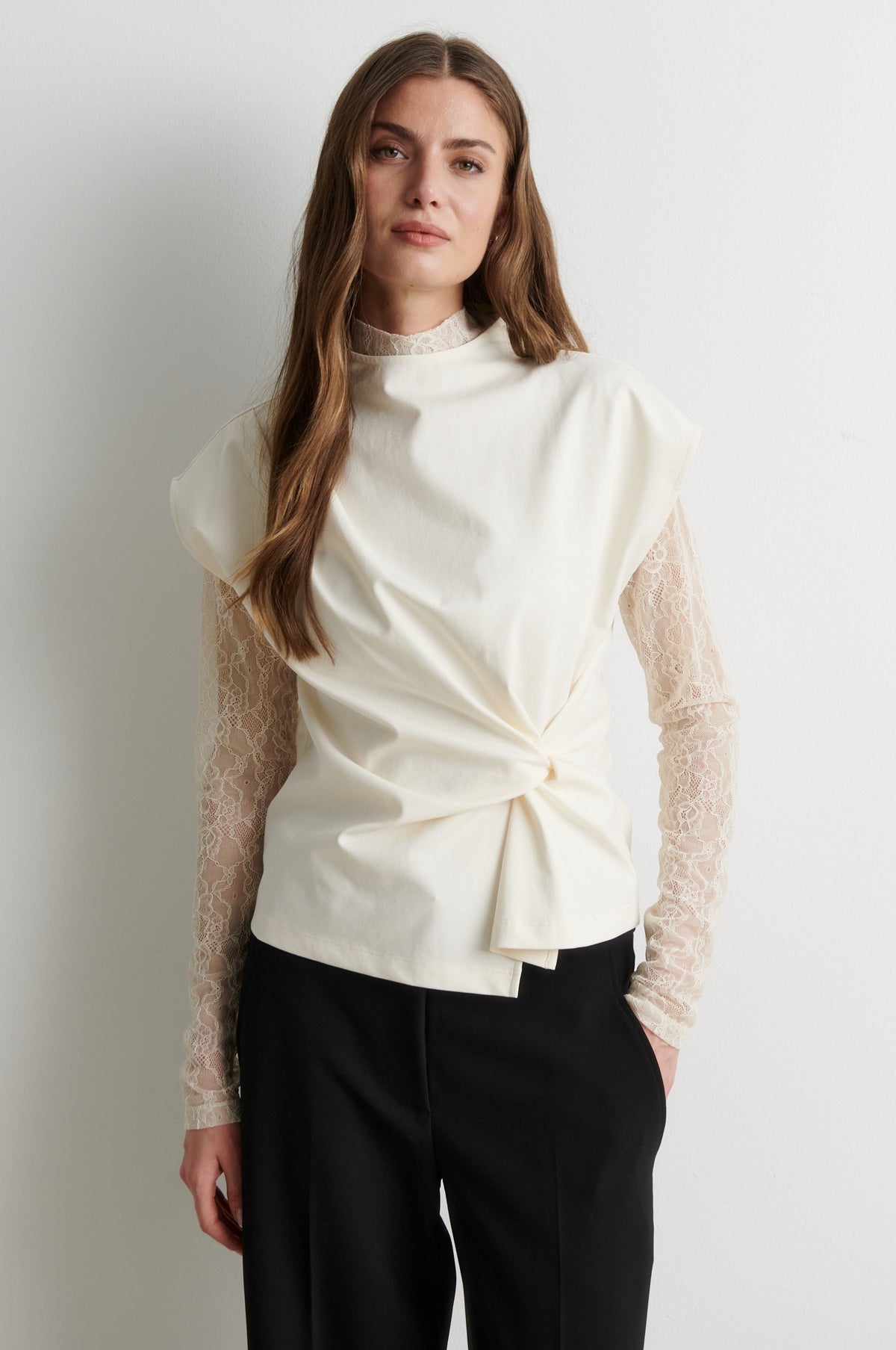 Luria LS Lace Tee