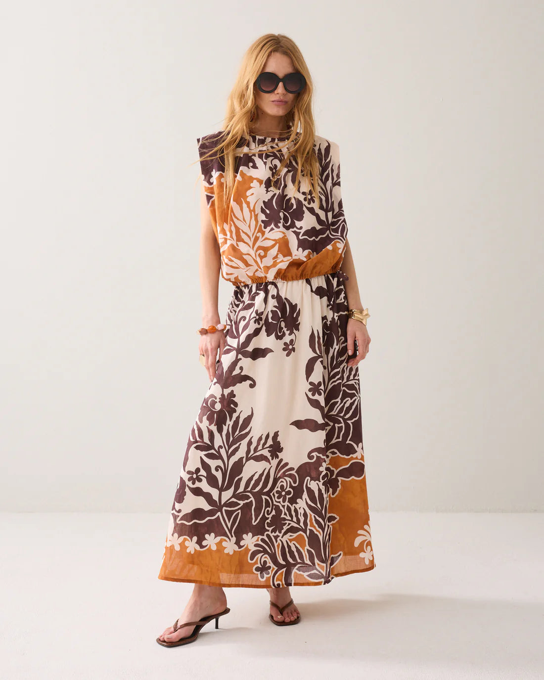 Long Skirt with Unique Print