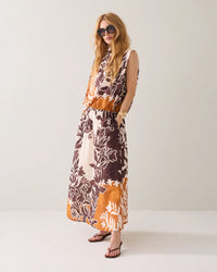 Long Skirt with Unique Print