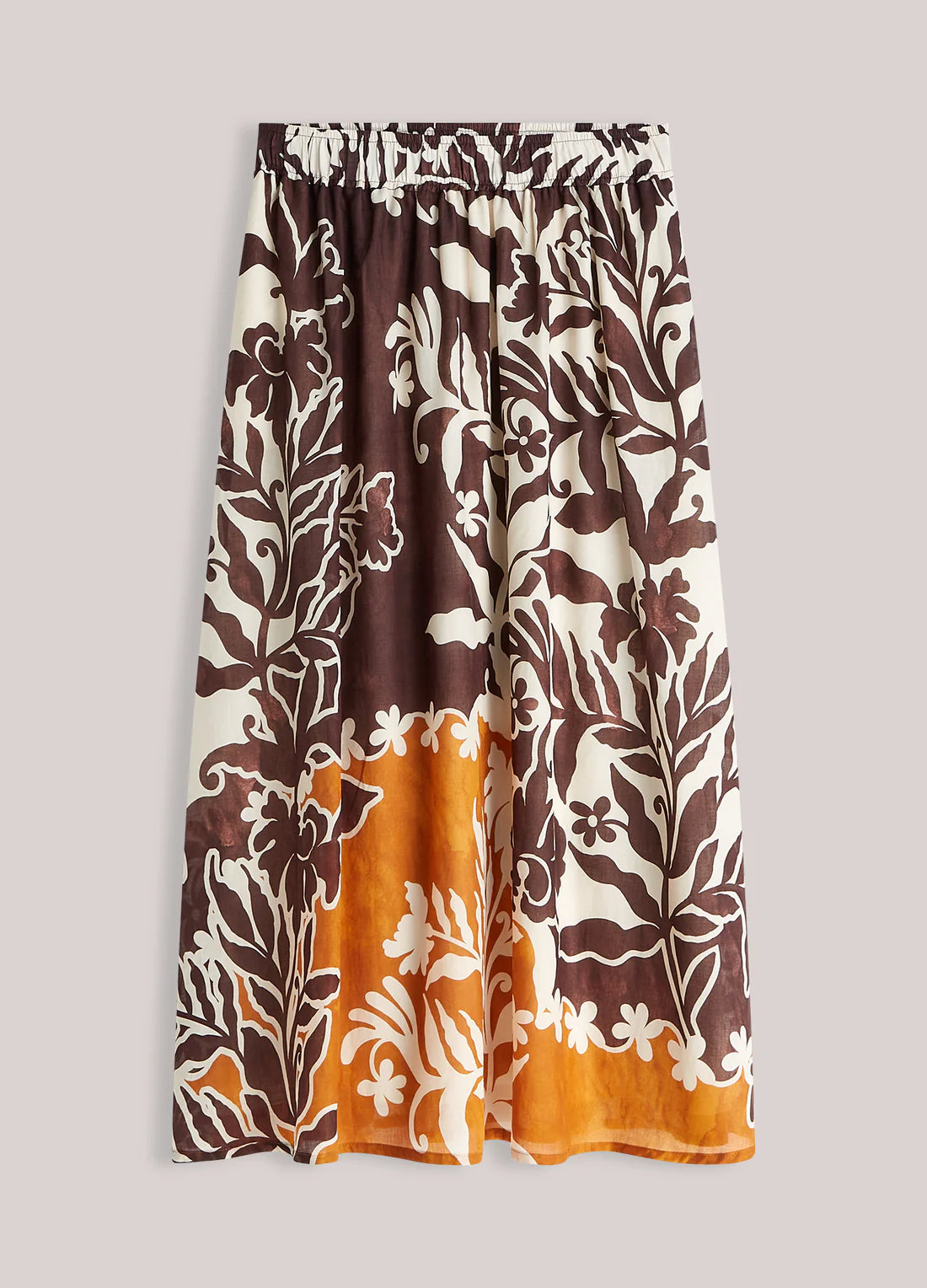 Long Skirt with Unique Print
