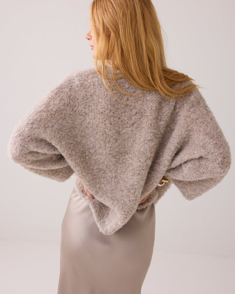 Bouclé Jumper in Alpaca Blend