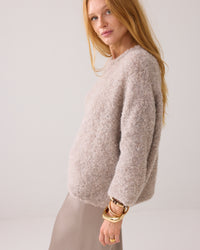 Bouclé Jumper in Alpaca Blend