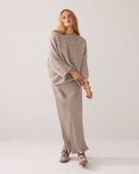 Bouclé Jumper in Alpaca Blend